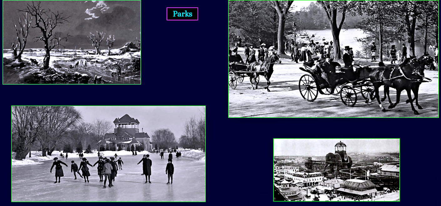 City parks, 1890